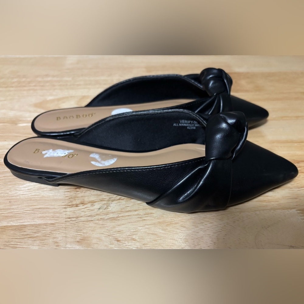 NWOT Bamboo Slip-On Flats